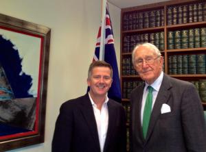 Sean Faircloth with Aust.PM ('75-'83) Malcom Fraser